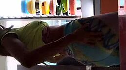 I got so horny alone in lingerie, craving someone to eat my pussy and ass, giving handjobs and massages.