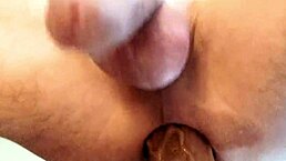 yo, can this gay teen handle painful dildo fucking?