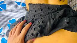 Indian girlfriend cheats with friend's boyfriend in passionate encounter.