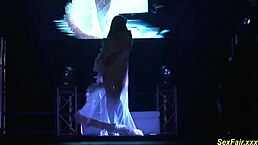 I saw my flexi stepmom naked on stage, so wild!