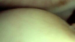 wife in a casual bent over pose