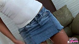 Skinny Petite Teen in Amazing Jeans