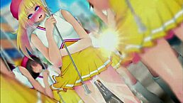 Exposing play girl 6 part 1 in anime game.