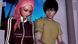 Indian cartoon character explores her desires in anime style