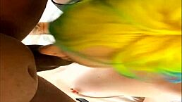 Skinny Petite Whore Sucking Black Cock In Interracial Blowjob