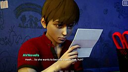 My bully is my lover in this cartoon game episode 60.