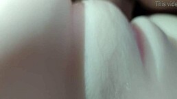 Sex with girlfriend in close-up view