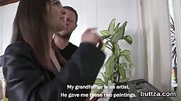 skinny nympho spreads pussy and anus for poking