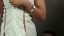 Nurse stripping and banging, so hot! 🔥