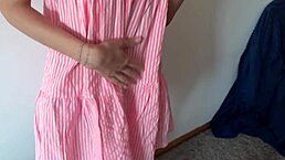 Fuck Horny Roommates Wife And Cum On Pretty Shaved Pussy