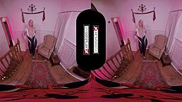 Spider Gwen blows mind with mouth in VR cosplay