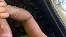 Blonde enjoys oral and anal at the churrasco party