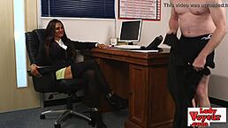 Naughty CFNM Babe Shames Her Sub