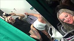 she blows his big cock in mcdonald's changing room