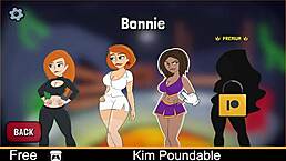 Kim Poundable In Erotic Anime Parody Game