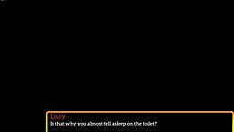 redhead amateur with small tits in family scene