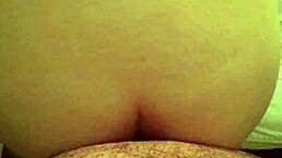 this bbw teen 18+ bent over in doggy is hot