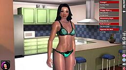 Enjoy a quick and animated 3D sex game with a ripened peach theme