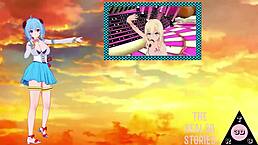 Naruto Hinata hentai sex with blowjob and cumshot.