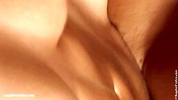 watch friends fist each other in this sensual lesbian scene?