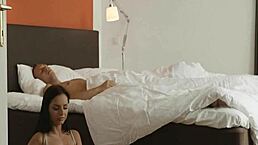 this teen babe is sucking and riding weenie to orgasm, so hot!