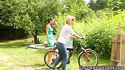 glam lesbian gets fingerfucked in satin stockings shoes heels high definition group oral 3 some.