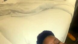 Ebony BBC Blowjob Gets Wild! Can She Take That Monster Cock in POV?