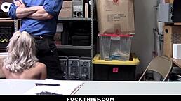 teen caught shoplifting gets punished by the officer