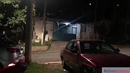 met chocolate fernanda, wanted to squirt her in the car with monster cock, creampie and facial, incredible on red xvideos 😘