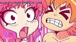 Scott Pilgrim和Ramona Flowers的动画场景