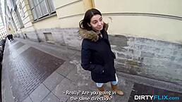 Dirty Flix: Shaved Cutie Jessica Malone Bent Over For Cumshot