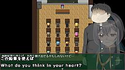 hypno pencil trial game with anime crossdressing and big tits in machine translated version