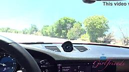 cute cecelia taylor rides hard and gives roadhead pov