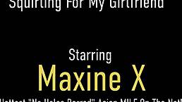 Maxine x releases tension with nyssa nevers and her vibrator.