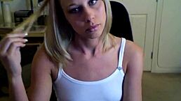 Kylie Teases Hard in POV Webcam Strip!