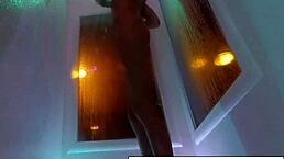Hot skinny teen Kendra Cole masturbates intensely in the shower