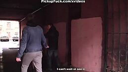 I Saw This Hot Amateur Brunette Get A Facial From Two Studs After Blowjob