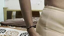 Rica travesti masturbandose in detailed transsexual solo scene.