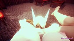 Rumi And Ochako Engage In Intense Lesbian Tribbing!