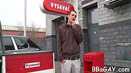 So This Guy Is Giving A Sloppy Blowjob In That Coarse Homosexual Sex Scene