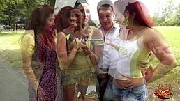 Hey, check out this facial at the park.