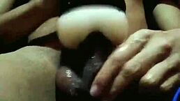 gay guy enjoys intimate moment with partner in casual setting