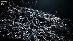 Pov blowjob leads to golden shower fun