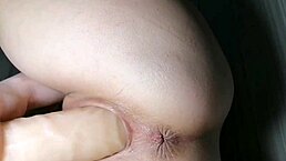 Feeling intense pleasure as my pussy squirts twice from dildo jerking