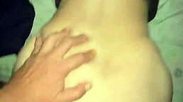 Naughty wife on all fours for blowjob!