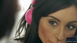 these two milfs leia and erika show off their big tits solo