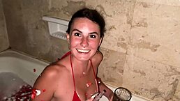 Intense Sex In Bathroom With Pissing And Hookah