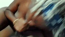 Mastermeat1's British spit on big natural tits, sucking big cock, wet pussy