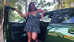 casting on wheels with busty milf lola smith is wild