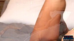 Daniella Dior Strips Her Big Round Shaved Ass In Softcore Tease